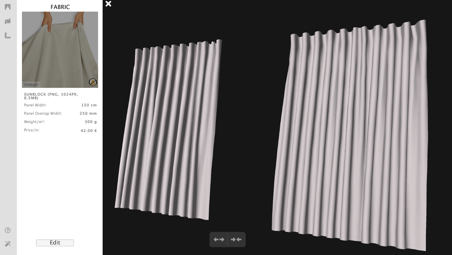 Curtain Studio Web Screenshot